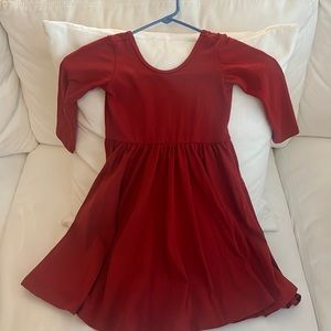 Alice and Ames Apple red (spice) twirl dress